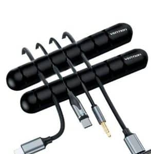 ORGANIZADOR PARA CABLES 7 RANURAS MODV-00DM - VARIOS - NEGRO