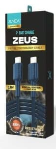 CABLE ZEUS TIPO C-C EDICION ESPECIAL MODX-00F2 - XAEA - DEEP BLUE