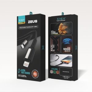 CABLE ZEUS TIPO C-LIGHTNING MODX-00IS - XAEA - DORADO