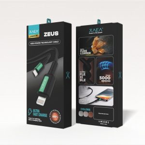 CABLE ZEUS TIPO C-LIGHTNING MODX-00IS - XAEA - VERDE