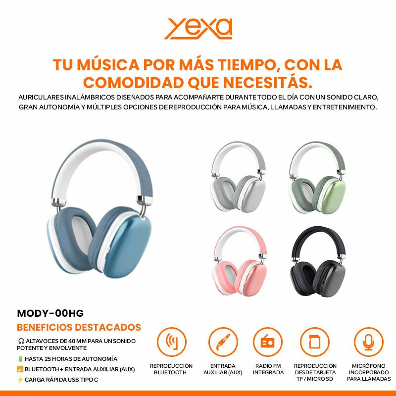 AURICULARES BT MODY-00HG - YEXA - ROSA - Imagen 5